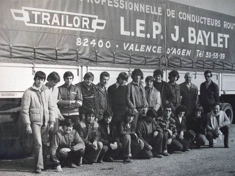 La classe de 2nde CR en 1980
